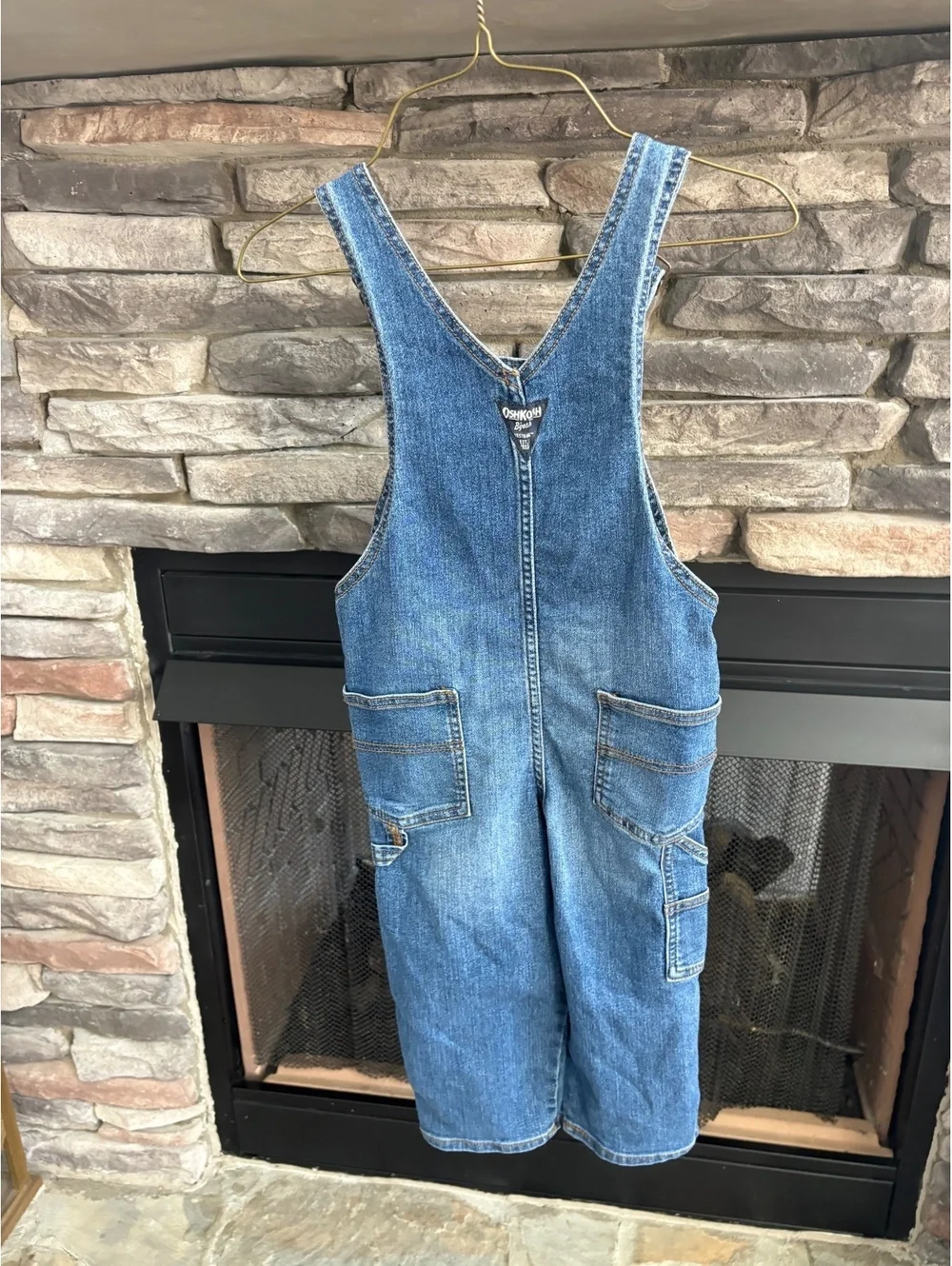 OshKosh B'gosh Kids Denim Overalls Size 4T Boys